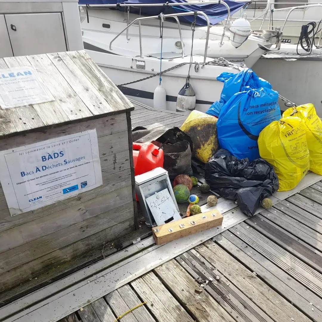 Bac à déchets sauvages